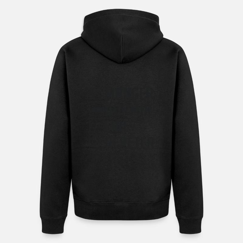 Manger, Dormir, Lire, Répéter - Veste à capuche bio Premium Unisexe - undefined