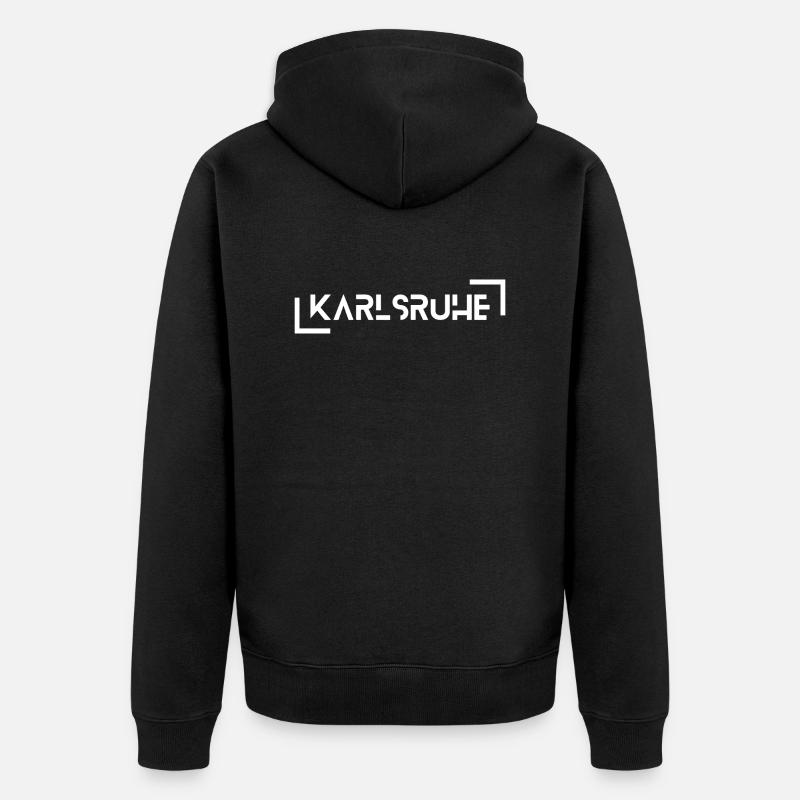Karlsruhe - Veste à capuche bio Premium Unisexe - noir