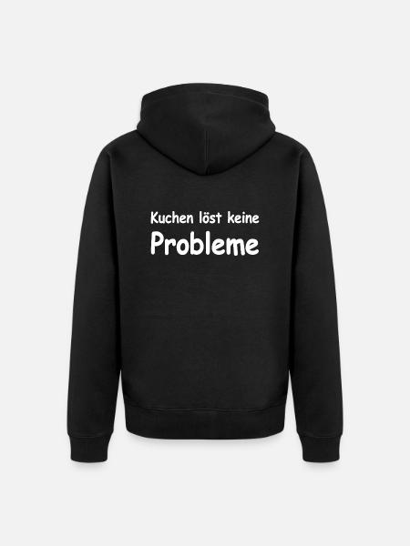 Kuchen - Unisex Premium Bio Zip Hoodie - Schwarz