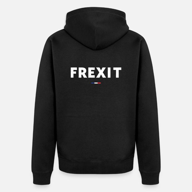 Frexit - Veste à capuche bio Premium Unisexe - noir