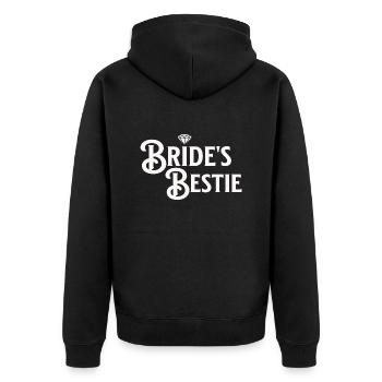 Mariage de l’enterrement de vie de garçon de la bête de la mariée - Veste à capuche bio Premium Unisexe - noir - Dos - Nico (187cm)
