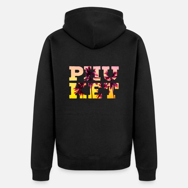 Phuket - Veste à capuche bio Premium Unisexe - noir