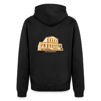 Bad Brückenau Heilbad Unterfranken Bayern - Veste à capuche bio Premium Unisexe - noir - Dos - Nico (187cm)