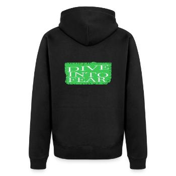 Birthday Boldness Jokes Fun Adventure Activities - Unisex Premium Organic Zip Hoodie - black - Back - Nico (187cm)