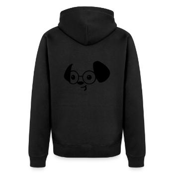 CHIEN CHAT ANIMAL DE COMPAGNIE - Veste à capuche bio Premium Unisexe - noir - Dos - Nico (187cm)