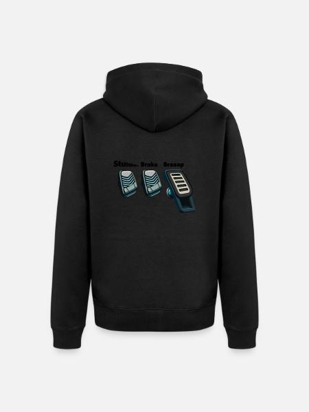 3 Pedals, 1 Love - Unisex Premium Bio Zip Hoodie - Schwarz