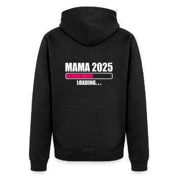 Mama 2025 - Veste à capuche bio Premium Unisexe - noir - Dos - Nico (187cm)