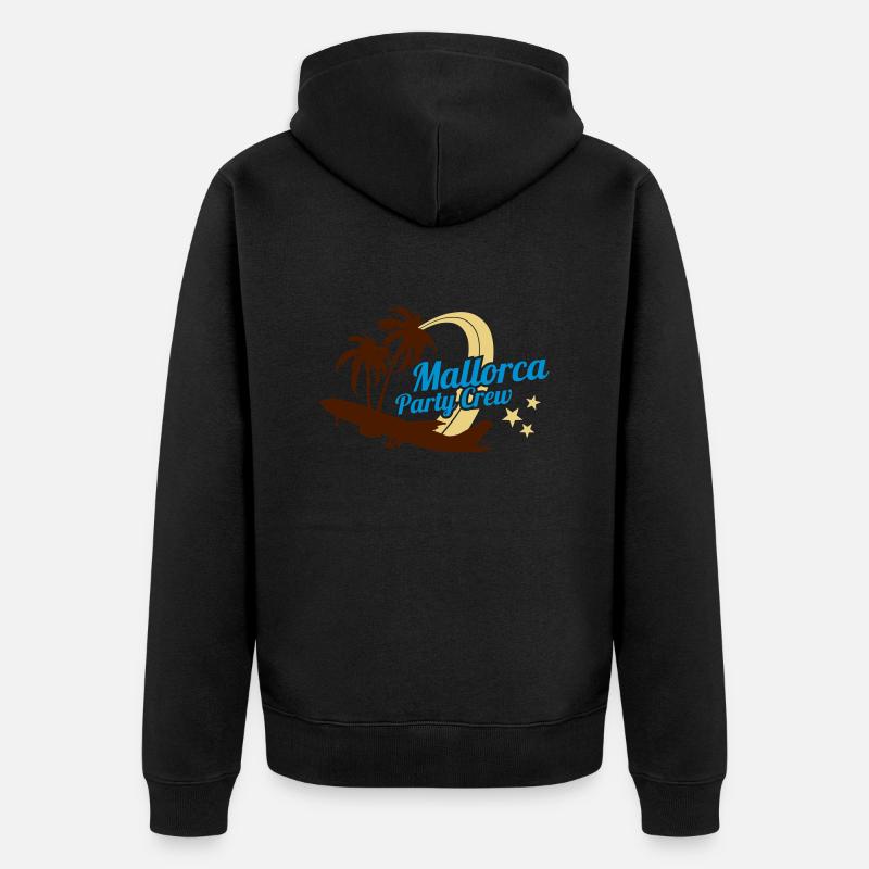 Mallorca Party Crew - Veste à capuche bio Premium Unisexe - noir
