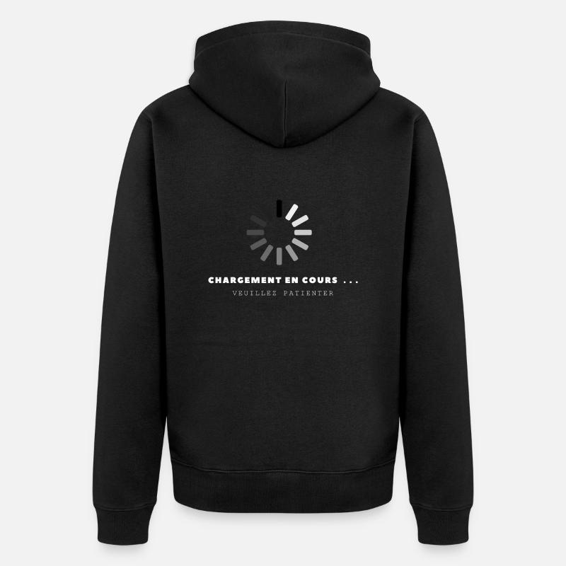 Chargement en cours - Veste à capuche bio Premium Unisexe - noir