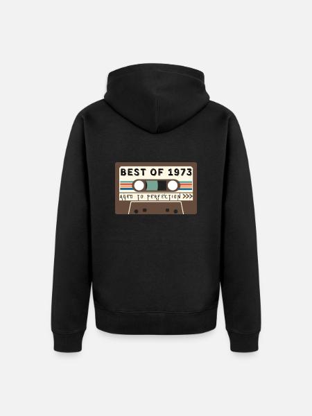 Best of 1973 - Veste à capuche bio Premium Unisexe - noir