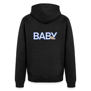Bébé - Veste à capuche bio Premium Unisexe - noir - Dos - Nico (187cm)