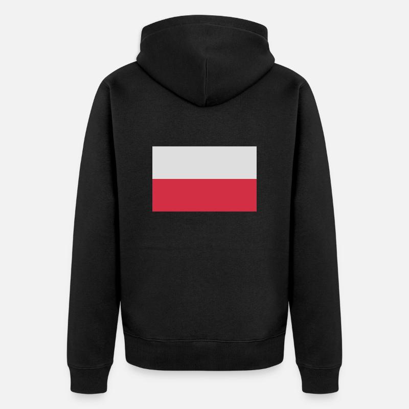 polen - Veste à capuche bio Premium Unisexe - noir