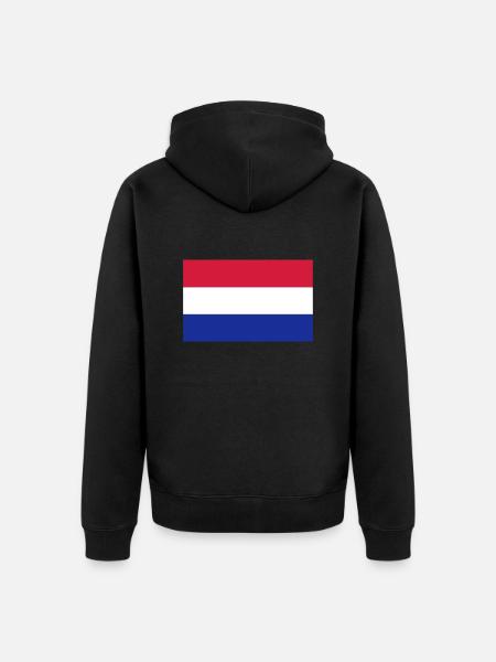 Pays-Bas - Veste à capuche bio Premium Unisexe - noir