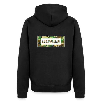 ULTRAS CAMOUFLAGE CAMOO - Veste à capuche bio Premium Unisexe - noir - Dos - Nico (187cm)