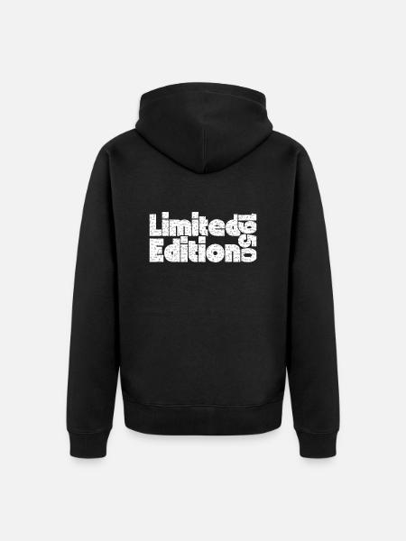 Gelimiteerde oplage 1950 - Uniseks Premium bio ziphoodie - zwart