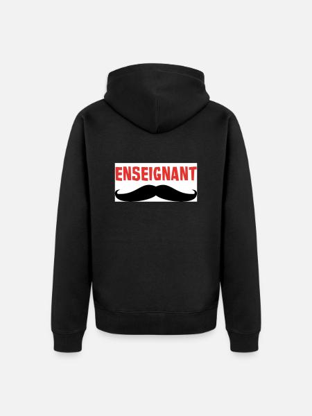 ENSEIGNANT - Veste à capuche bio Premium Unisexe - noir