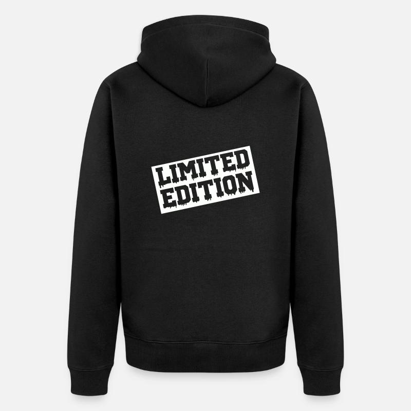 Édition limitée - Veste à capuche bio Premium Unisexe - noir