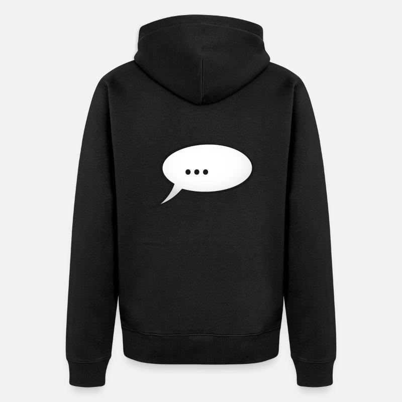 bulle - Veste à capuche bio Premium Unisexe - noir