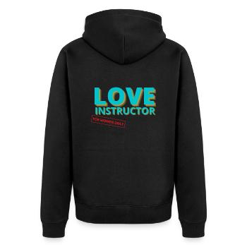 Love instructor for women only - Veste à capuche bio Premium Unisexe - noir - Dos - Nico (187cm)