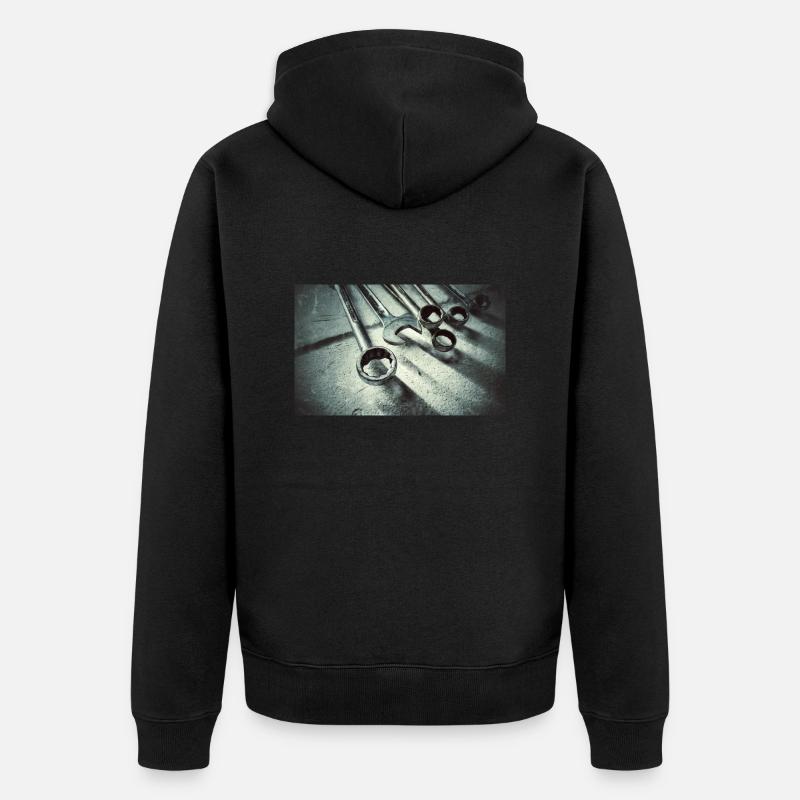 Clé à vis - Veste à capuche bio Premium Unisexe - noir