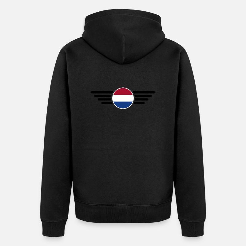 Pays-Bas Blossom Magic T-shirt - Veste à capuche bio Premium Unisexe - noir