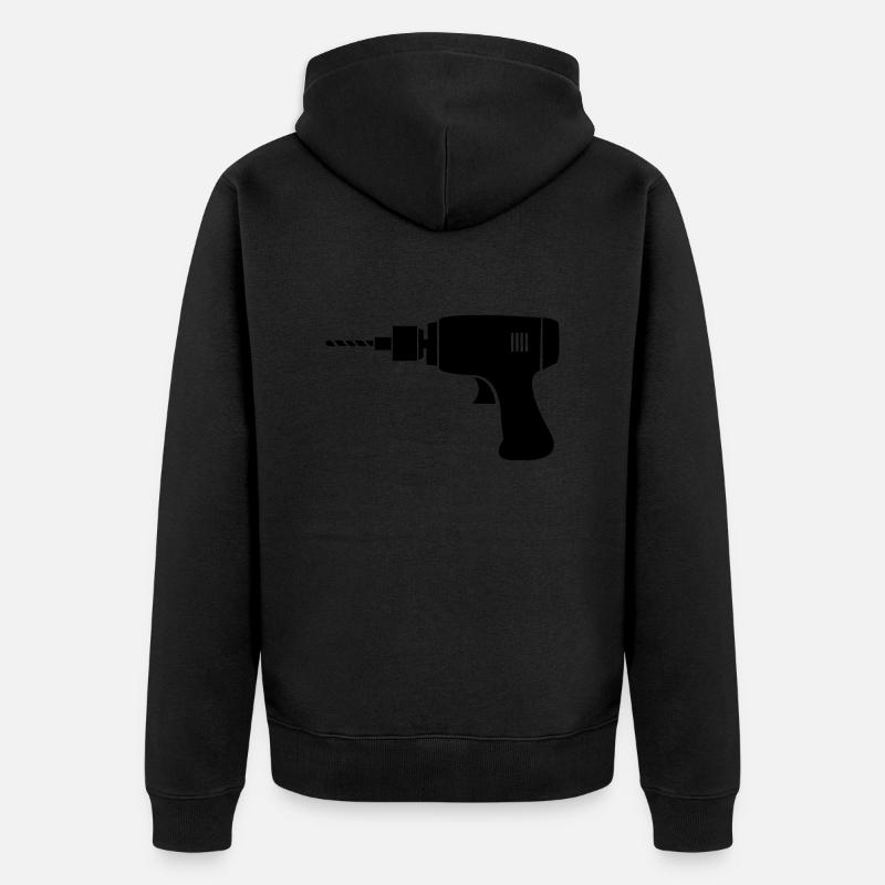 Forer - Veste à capuche bio Premium Unisexe - noir