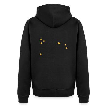 astronomy_aries_ariete - Veste à capuche bio Premium Unisexe - noir - Dos - Nico (187cm)