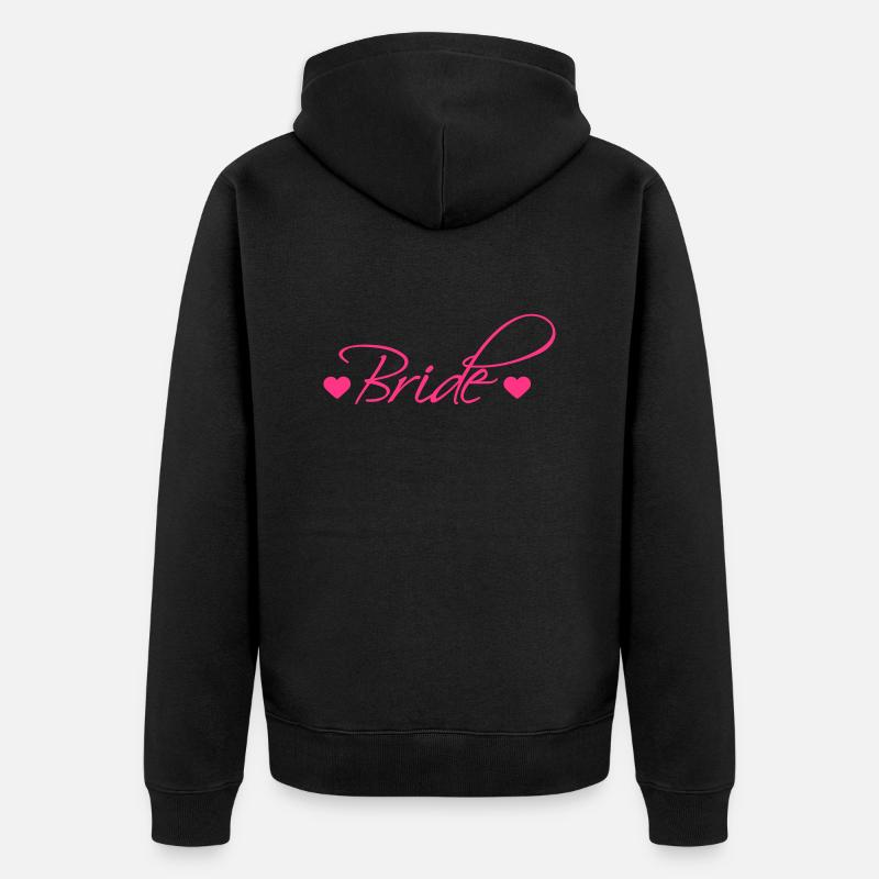 Bride - Veste à capuche bio Premium Unisexe - noir