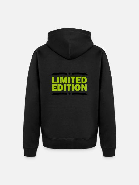 Édition limitée - Veste à capuche bio Premium Unisexe - noir