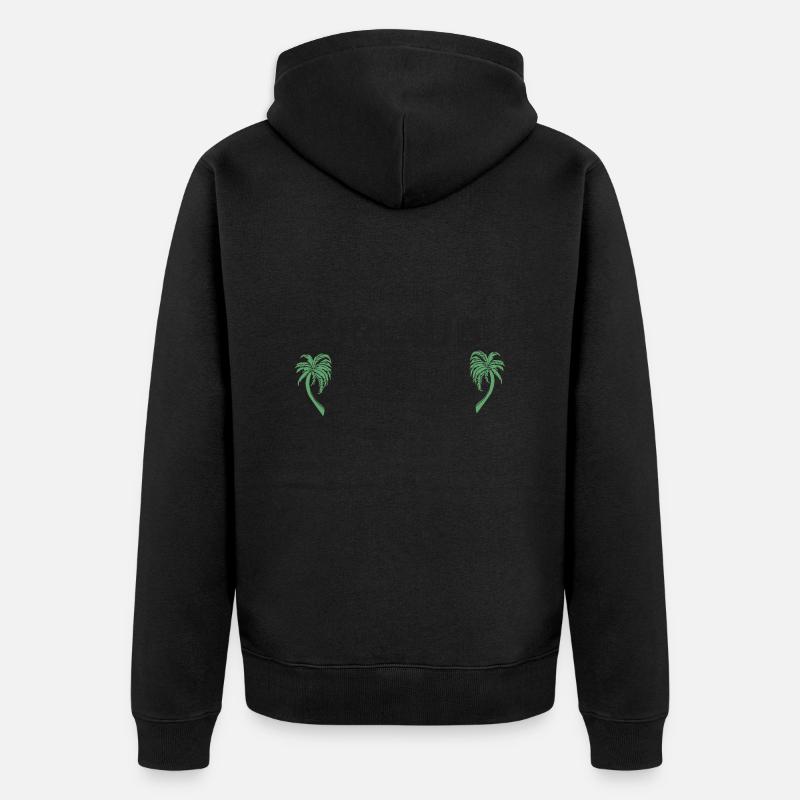 J’ai besoin de vacances - Veste à capuche bio Premium Unisexe - noir
