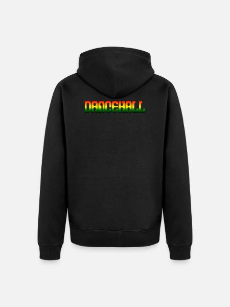 Dancehall - Unisex Premium Organic Zip Hoodie - black