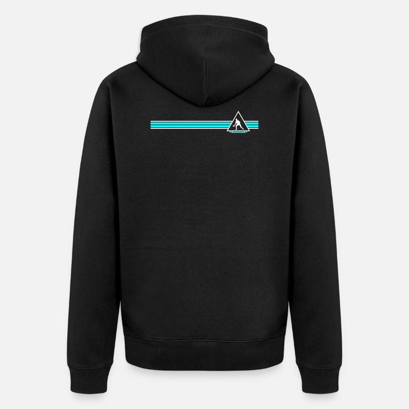 tennis de table - Veste à capuche bio Premium Unisexe - noir