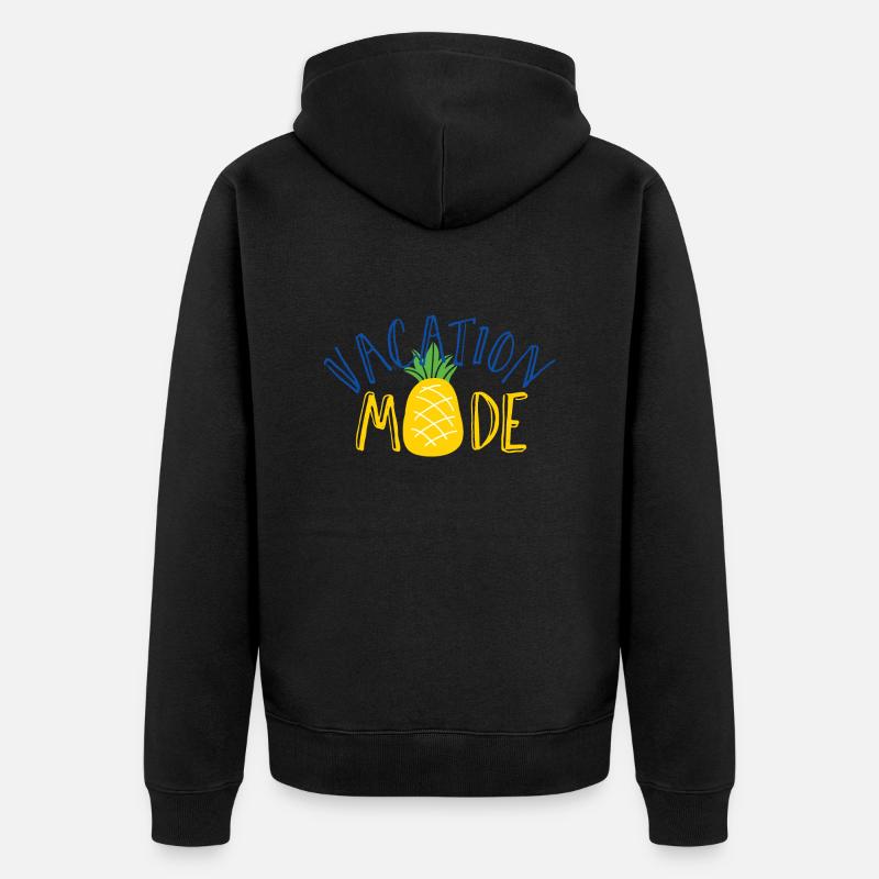 Mode vacances - Veste à capuche bio Premium Unisexe - noir