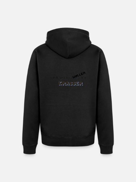 Machen!!! - Unisex Premium Bio Zip Hoodie - Schwarz