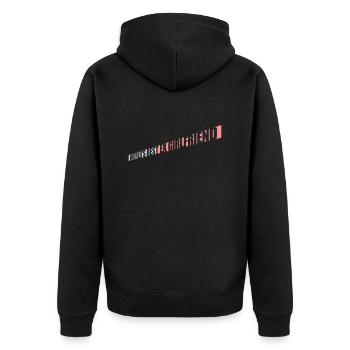 World's Best Ex Girlfriend - Unisex Premium Organic Zip Hoodie - black - Back - Nico (187cm)