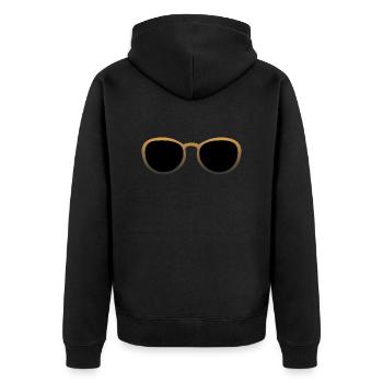 lunette de soleil or 2509 B - Veste à capuche bio Premium Unisexe - noir - Dos - Nico (187cm)