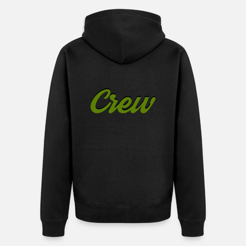 équipage - Veste à capuche bio Premium Unisexe - noir