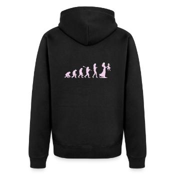 Mama Mother Evolution - Cadeau Future Maman - Veste à capuche bio Premium Unisexe - noir - Dos - Nico (187cm)