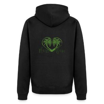 Tourisme Marsa Alam Égypte - Veste à capuche bio Premium Unisexe - noir - Dos - Nico (187cm)