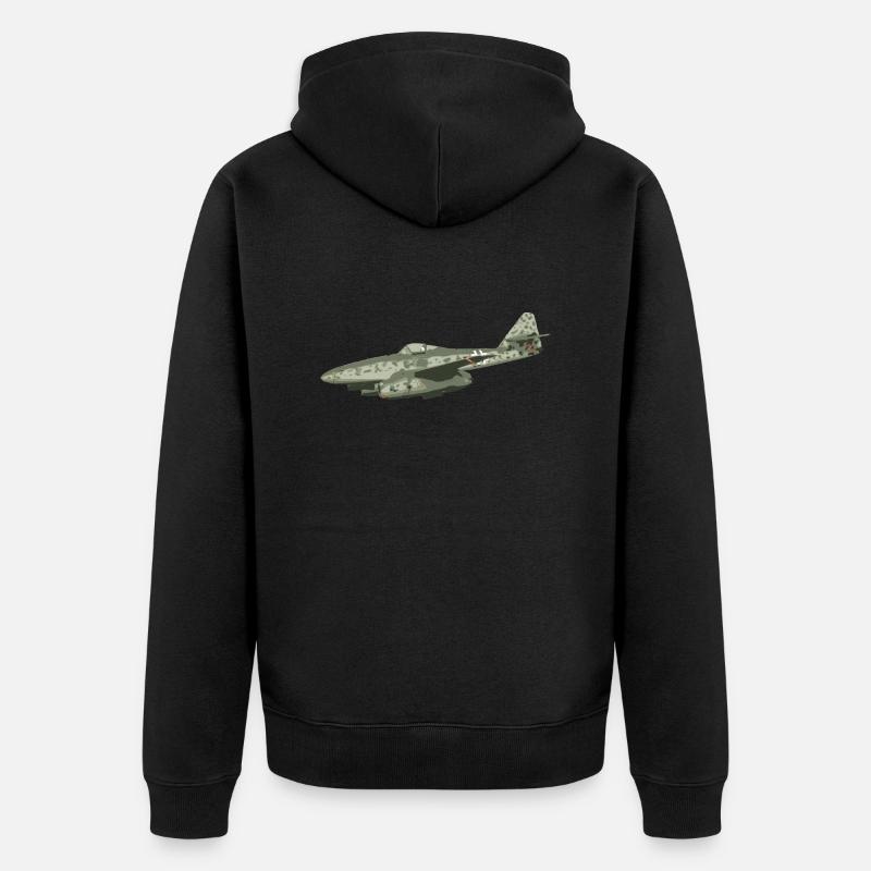 sturmvogel - Unisex Premium Bio Zip Hoodie - Schwarz