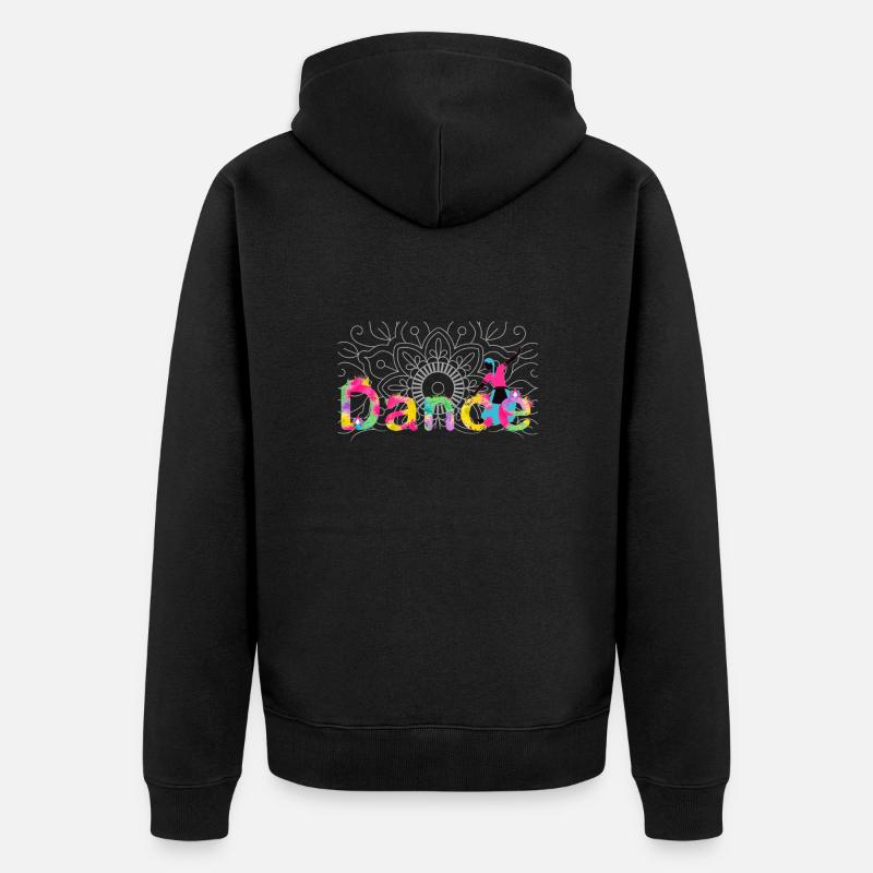 Danse bollywood - Veste à capuche bio Premium Unisexe - noir