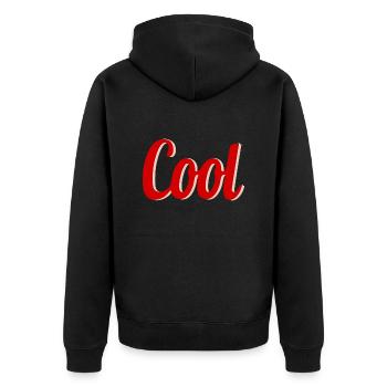 Refroidir - Veste à capuche bio Premium Unisexe - noir - Dos - Nico (187cm)