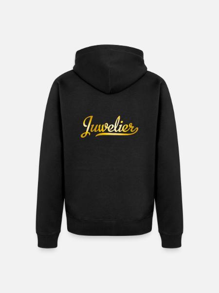 Bijoutier - Veste à capuche bio Premium Unisexe - noir