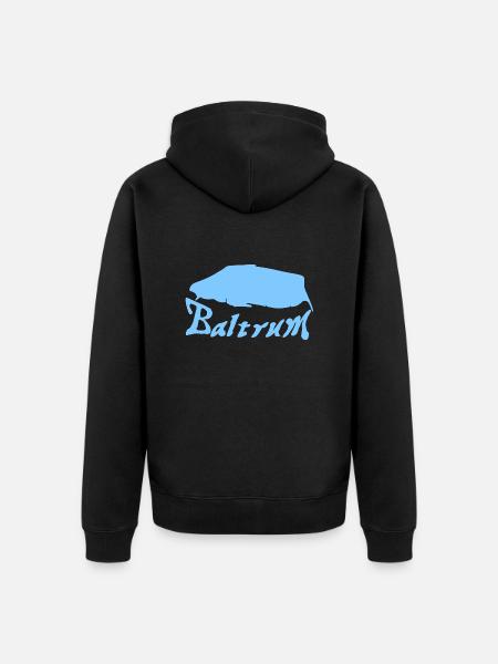 Baltrum Tattoo - Unisex Premium Bio Zip Hoodie - Schwarz