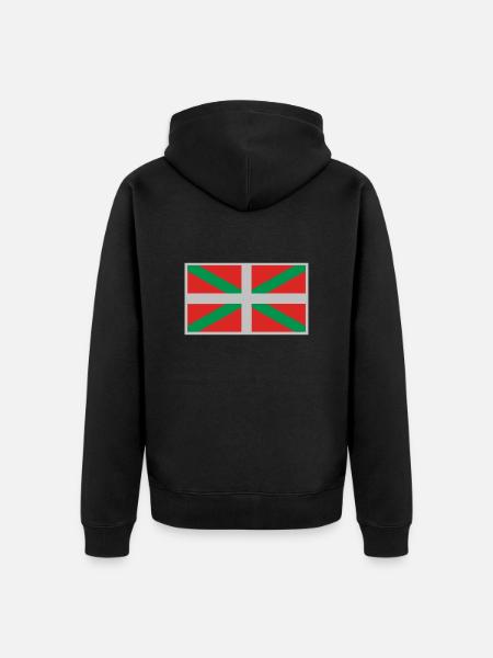 ikurrina - Unisex Premium Organic Zip Hoodie - black