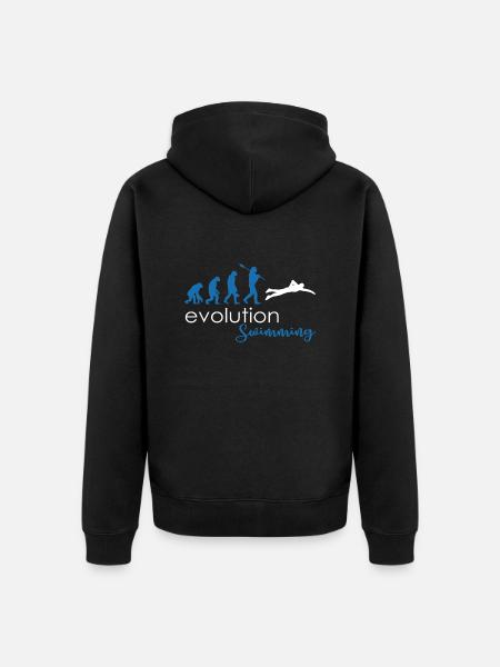Swim - Unisex Premium Organic Zip Hoodie - black