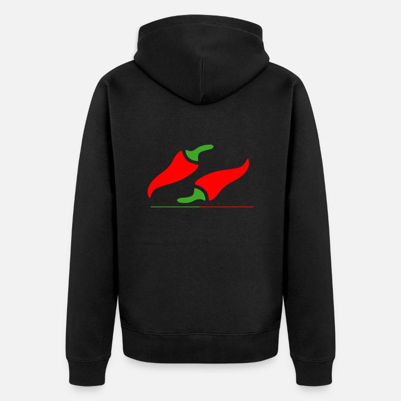 Cuire le cuisinier - Veste à capuche bio Premium Unisexe - noir