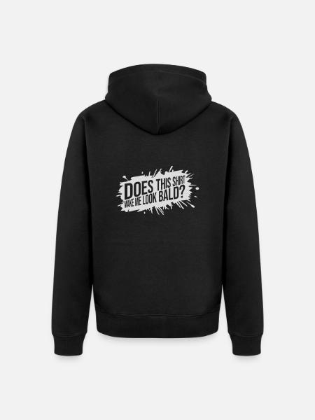 look soon shirt quote - Unisex Premium Organic Zip Hoodie - black