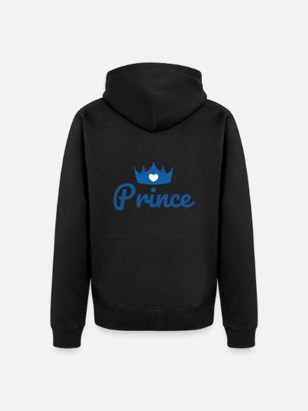 Prince - Veste à capuche bio Premium Unisexe - noir