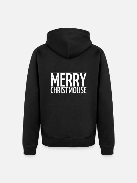 Bubaprints birthday present idea lyrics - Unisex Premium Organic Zip Hoodie - black